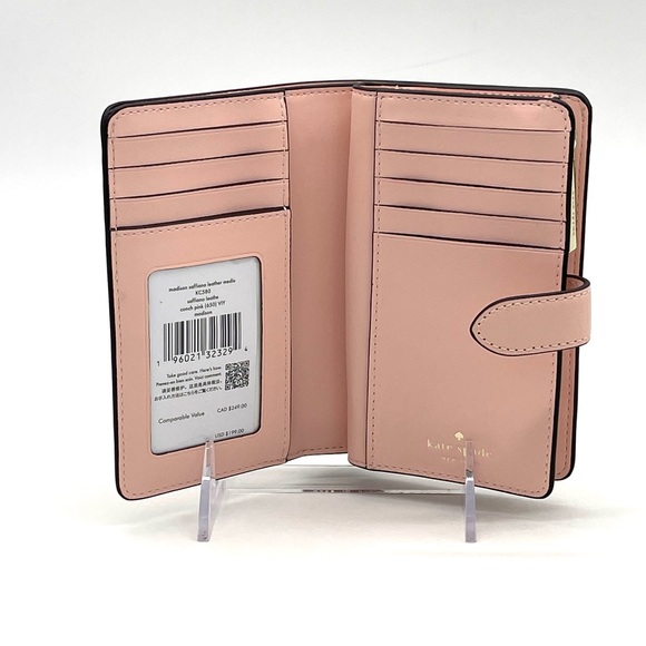 Kate Spade Madison Medium Compact Bifold Wallet - Picture 8 of 8